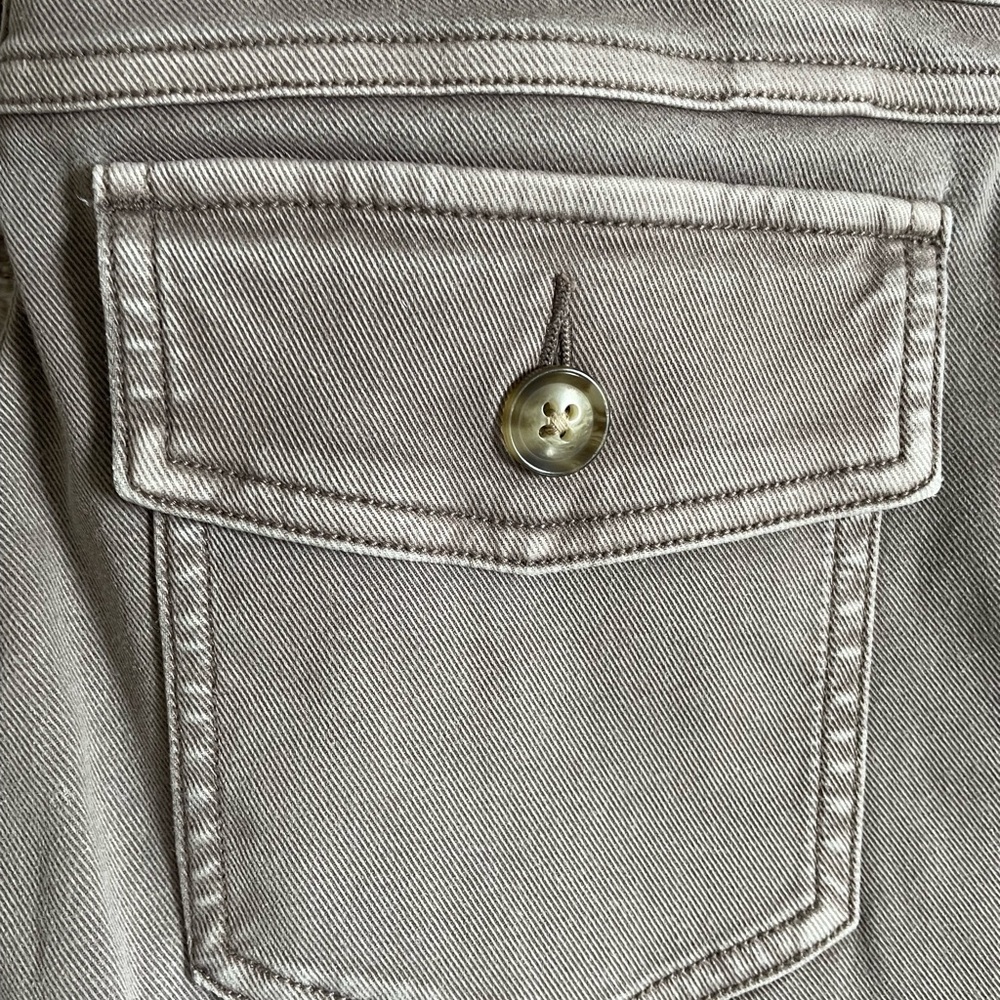 SPANX Denim Jacket with Buttoned Pocket